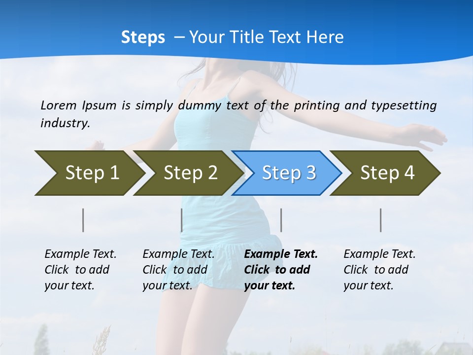Natural Hair Cloud PowerPoint Template