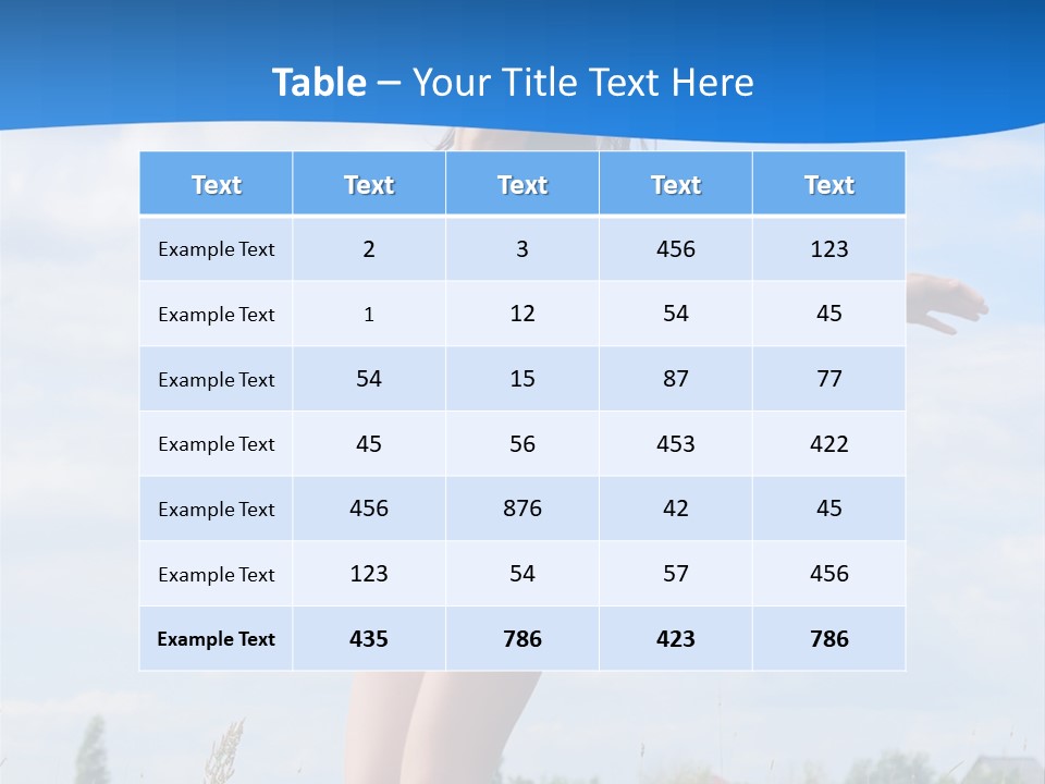 Natural Hair Cloud PowerPoint Template