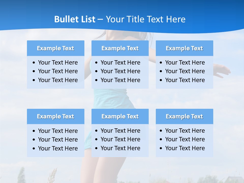 Natural Hair Cloud PowerPoint Template