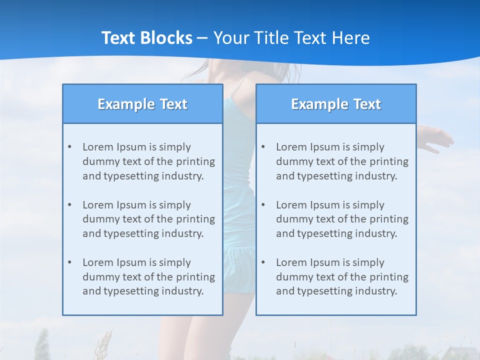 Natural Hair Cloud PowerPoint Template