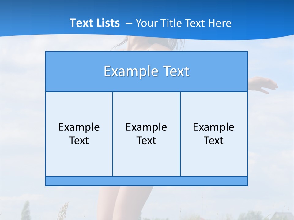 Natural Hair Cloud PowerPoint Template