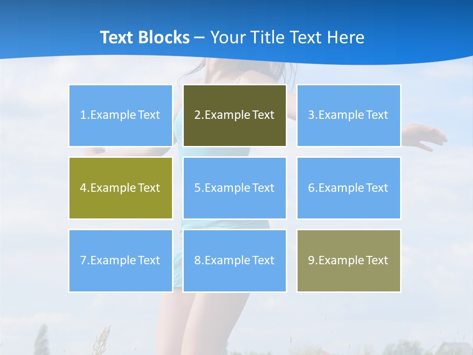 Natural Hair Cloud PowerPoint Template