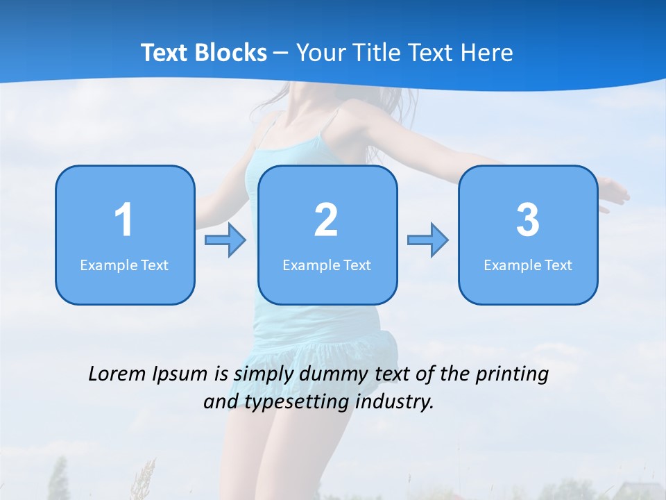 Natural Hair Cloud PowerPoint Template