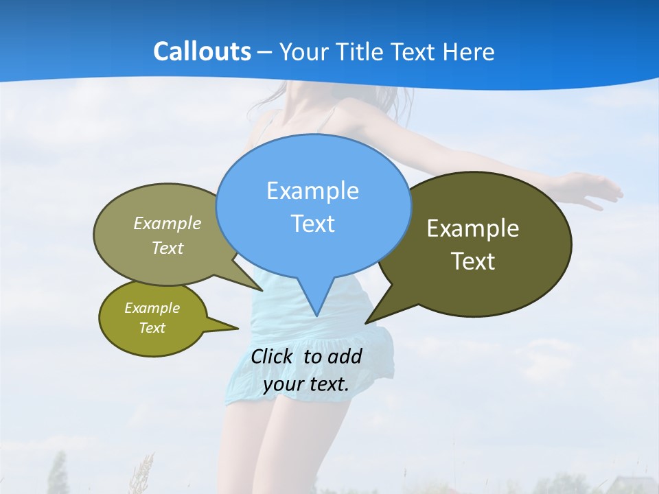 Natural Hair Cloud PowerPoint Template