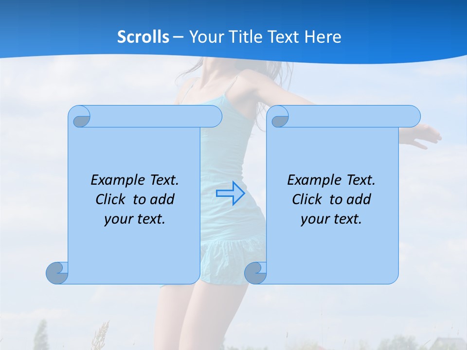Natural Hair Cloud PowerPoint Template