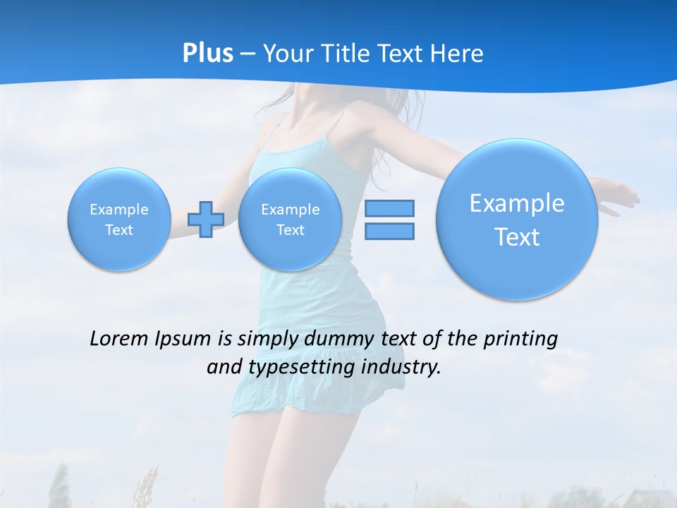 Natural Hair Cloud PowerPoint Template