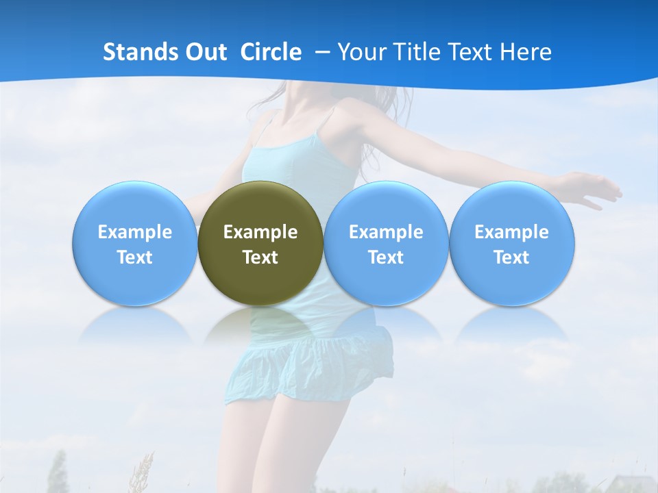 Natural Hair Cloud PowerPoint Template