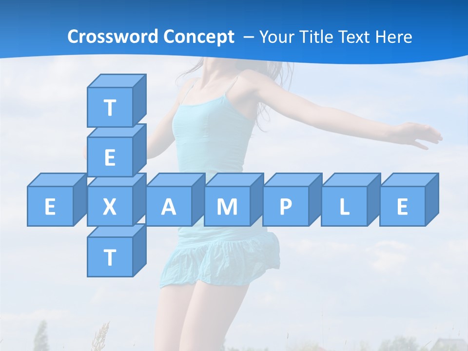 Natural Hair Cloud PowerPoint Template