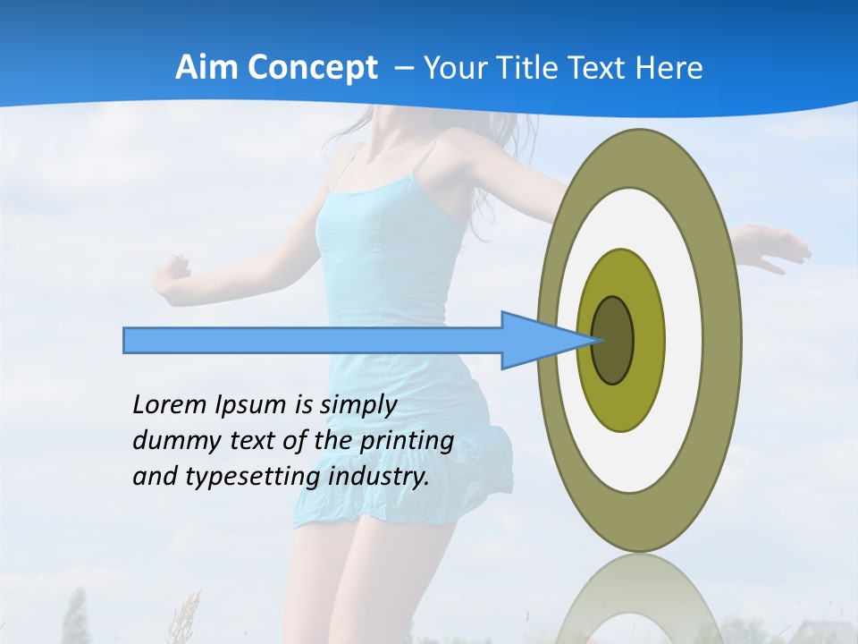 Natural Hair Cloud PowerPoint Template