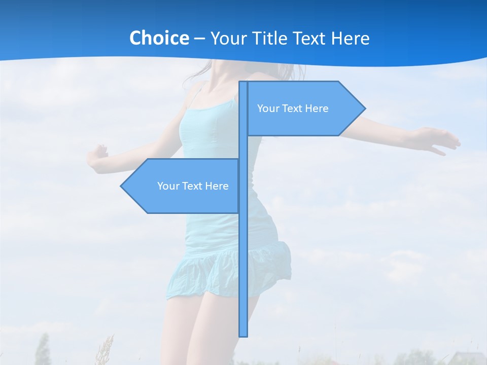 Natural Hair Cloud PowerPoint Template