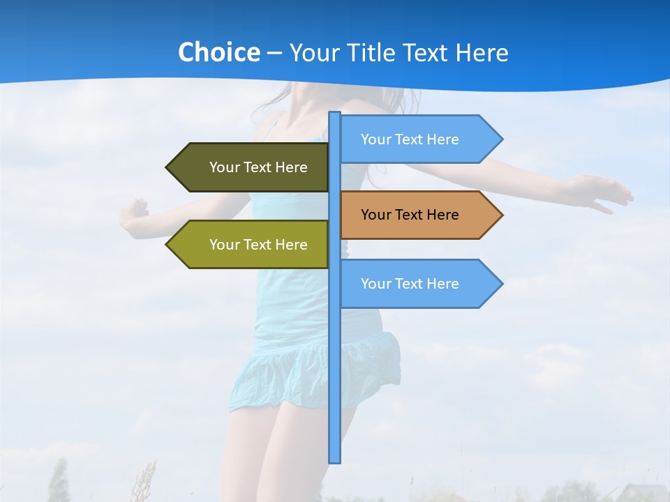 Natural Hair Cloud PowerPoint Template