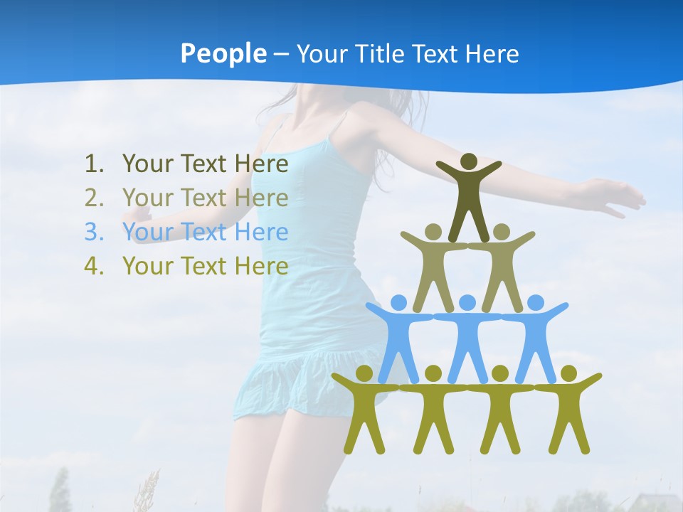 Natural Hair Cloud PowerPoint Template