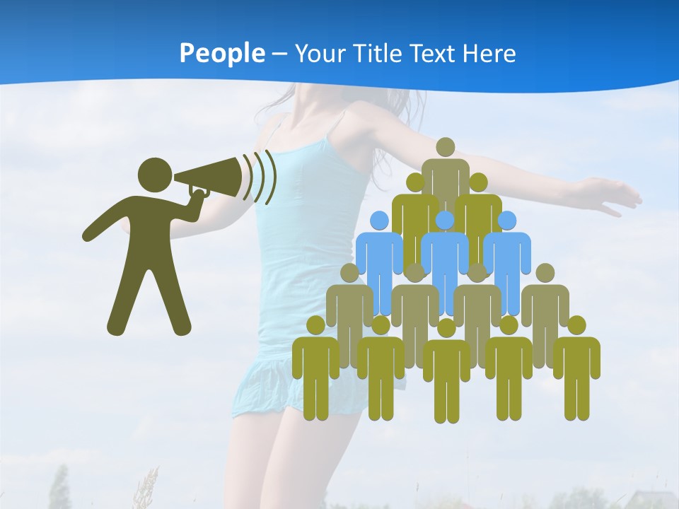 Natural Hair Cloud PowerPoint Template