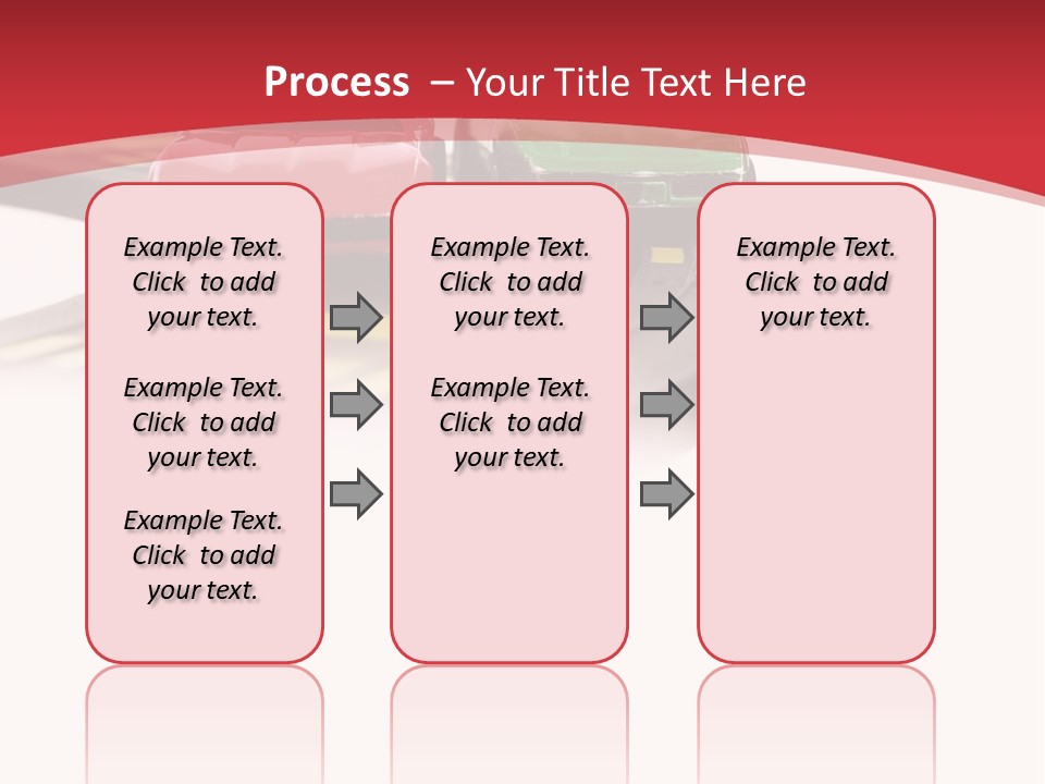 Sports Car Race Track Slot Cars PowerPoint Template
