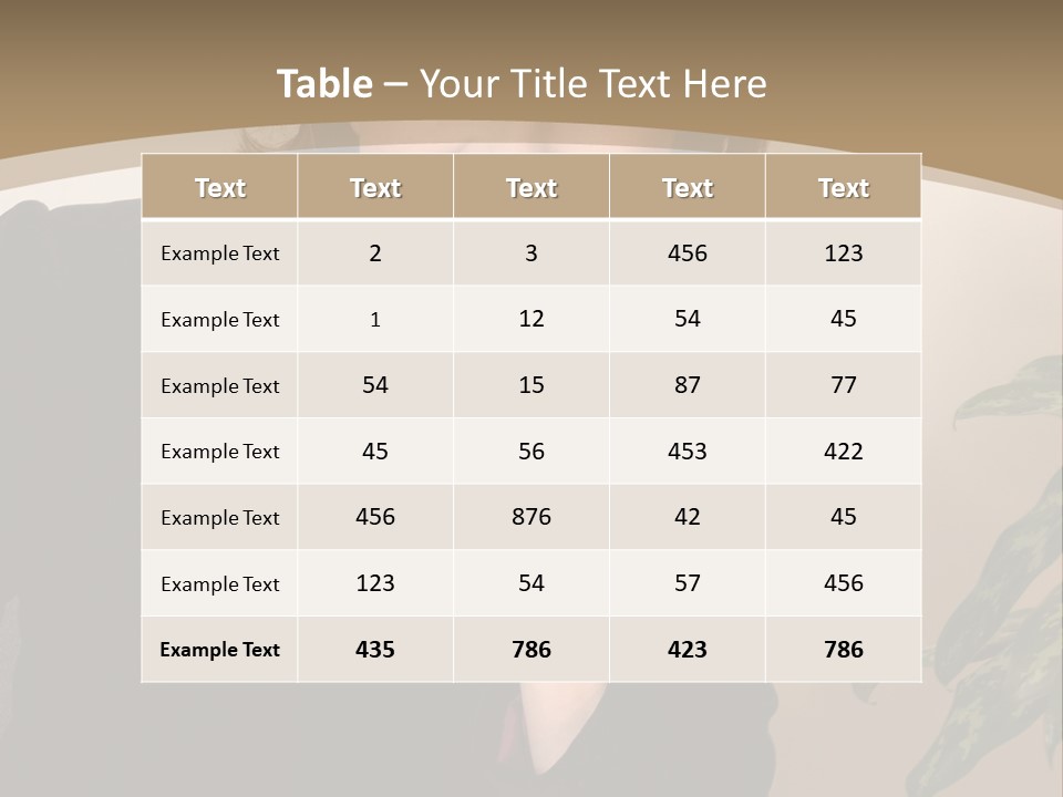 Woman Female Working PowerPoint Template