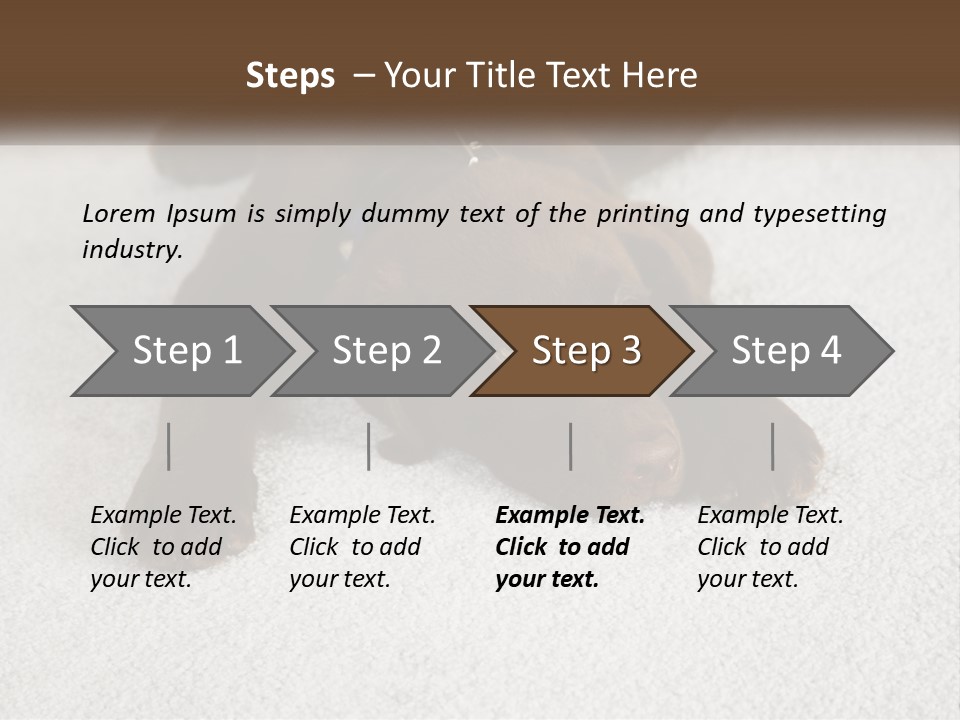 Inquisitive Indoors Fur PowerPoint Template