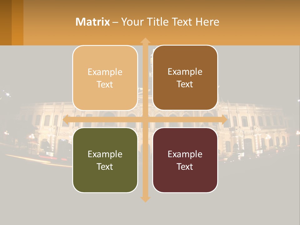 Cityscape Urban Landmark PowerPoint Template