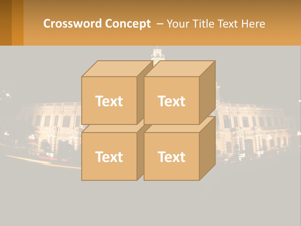 Cityscape Urban Landmark PowerPoint Template