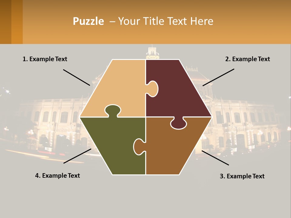 Cityscape Urban Landmark PowerPoint Template