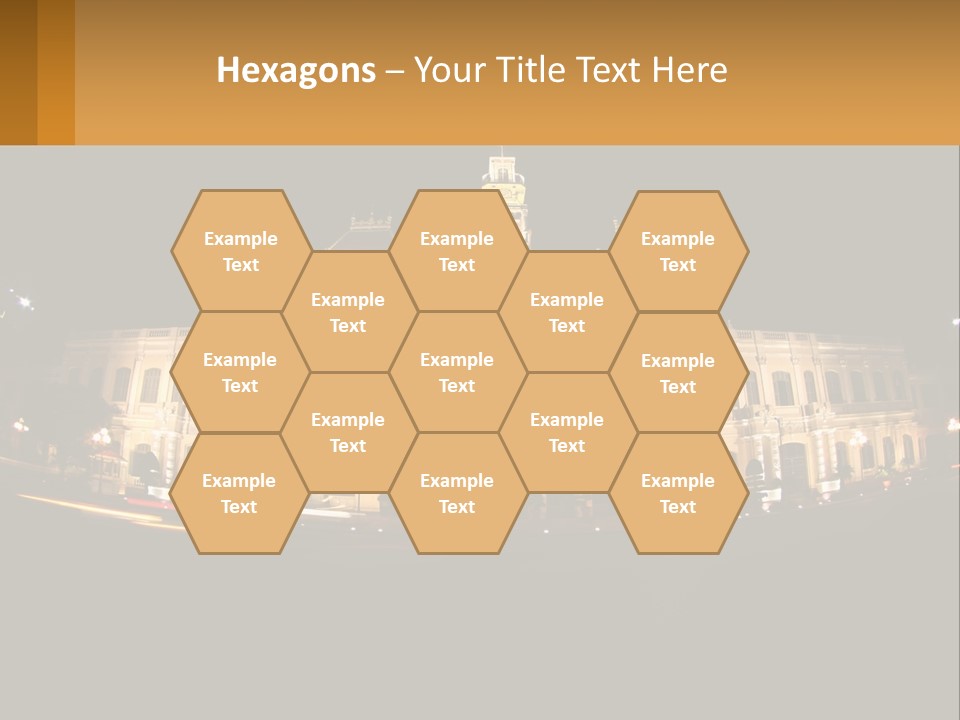 Cityscape Urban Landmark PowerPoint Template