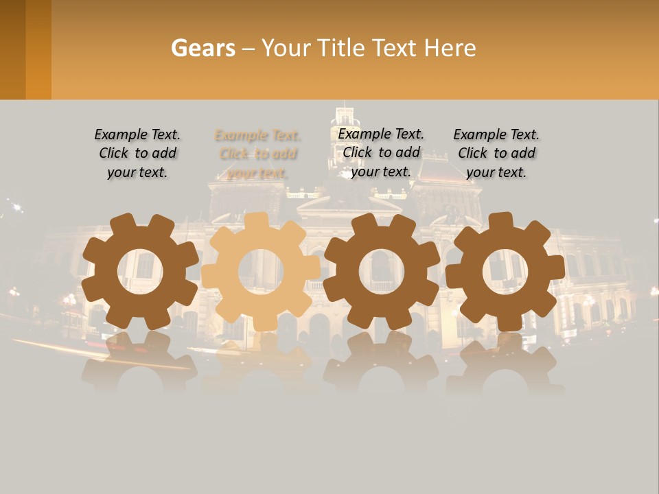 Cityscape Urban Landmark PowerPoint Template