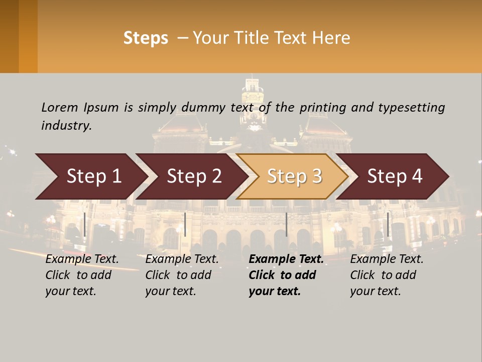 Cityscape Urban Landmark PowerPoint Template