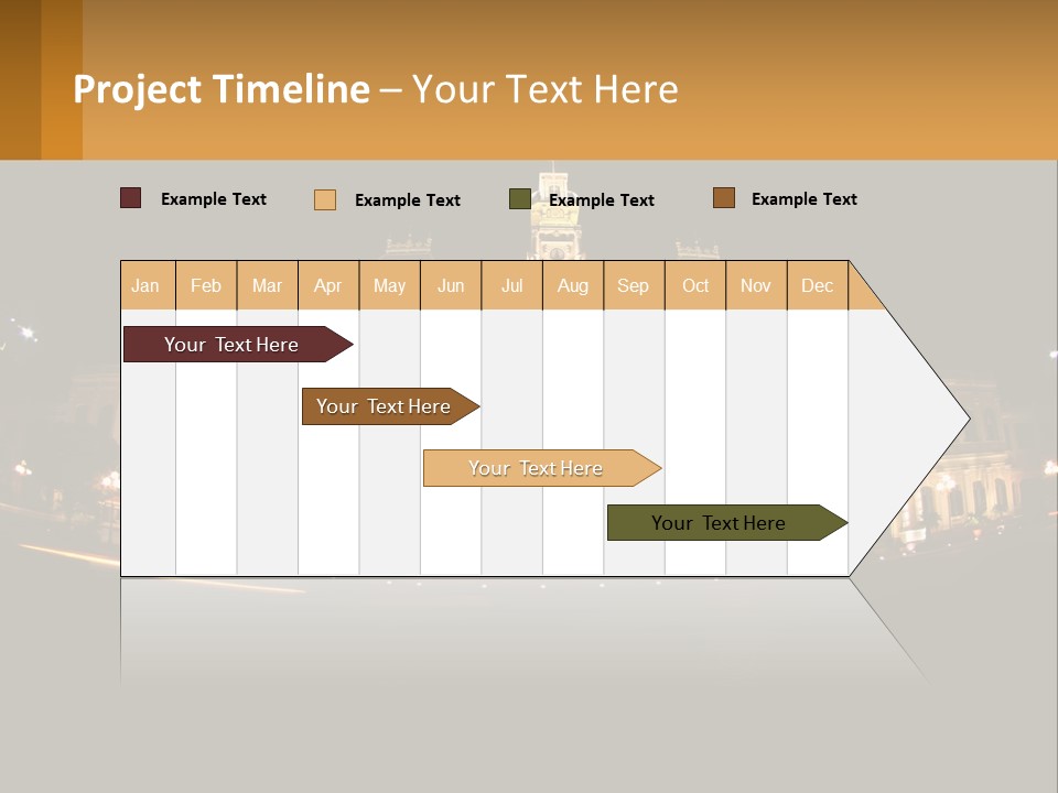Cityscape Urban Landmark PowerPoint Template