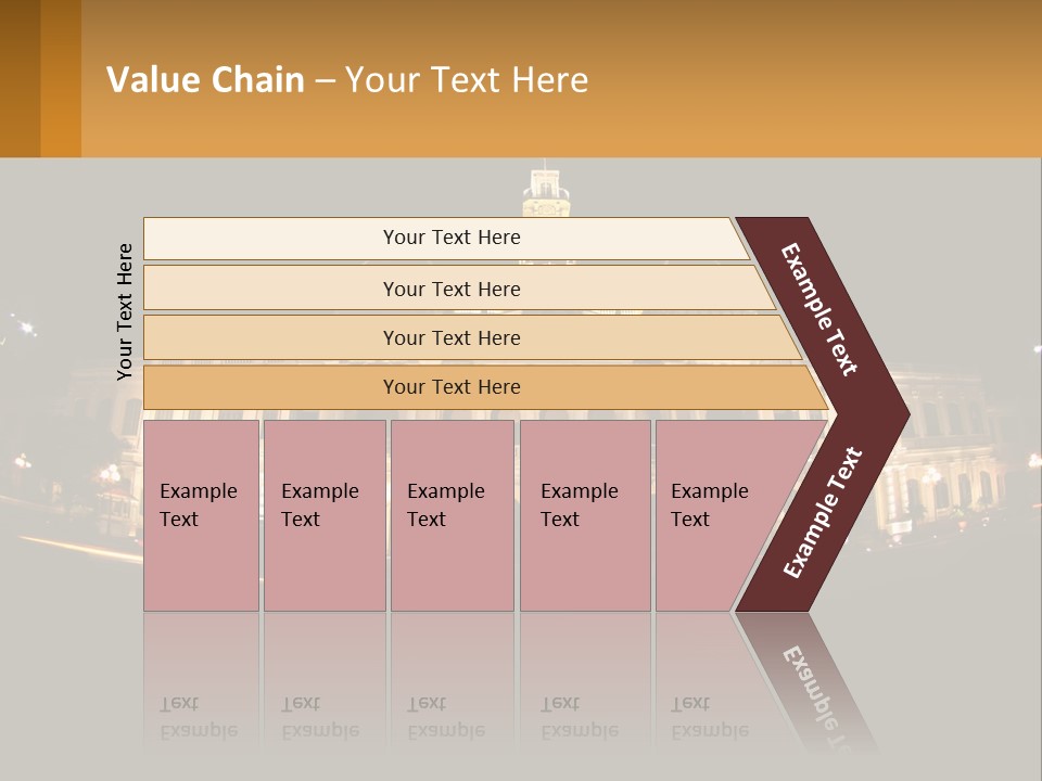 Cityscape Urban Landmark PowerPoint Template