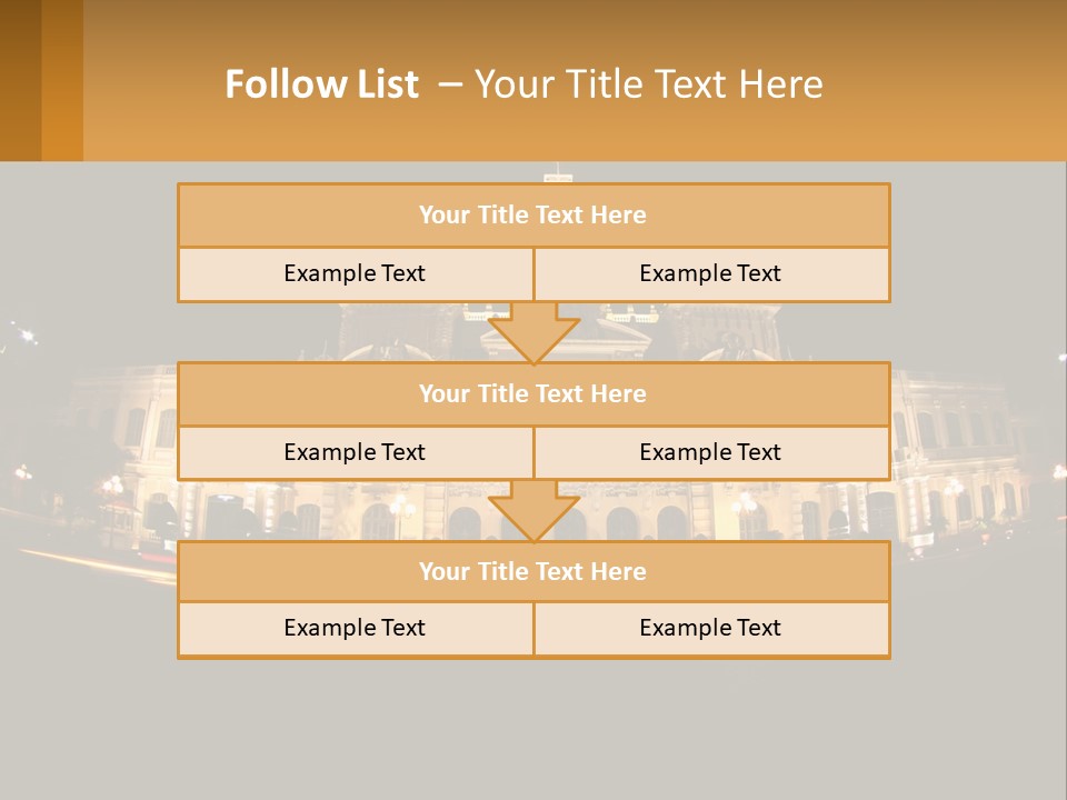 Cityscape Urban Landmark PowerPoint Template