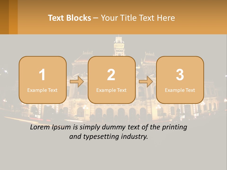 Cityscape Urban Landmark PowerPoint Template