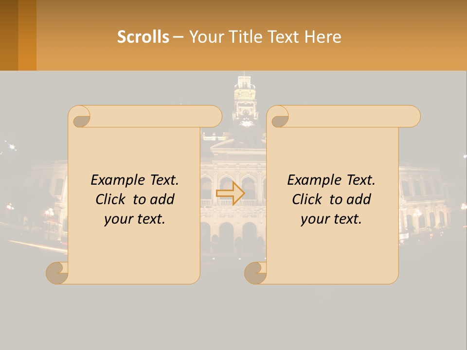 Cityscape Urban Landmark PowerPoint Template