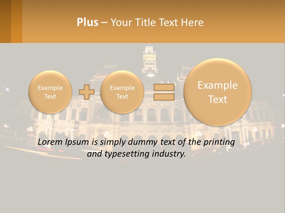 Cityscape Urban Landmark PowerPoint Template