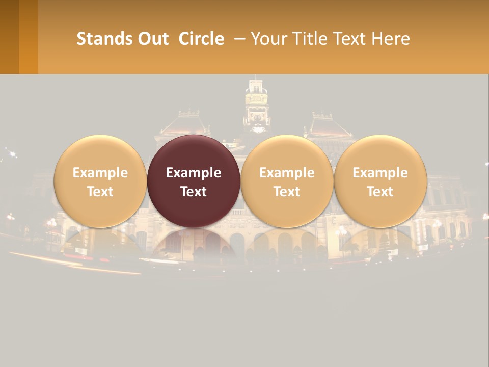 Cityscape Urban Landmark PowerPoint Template