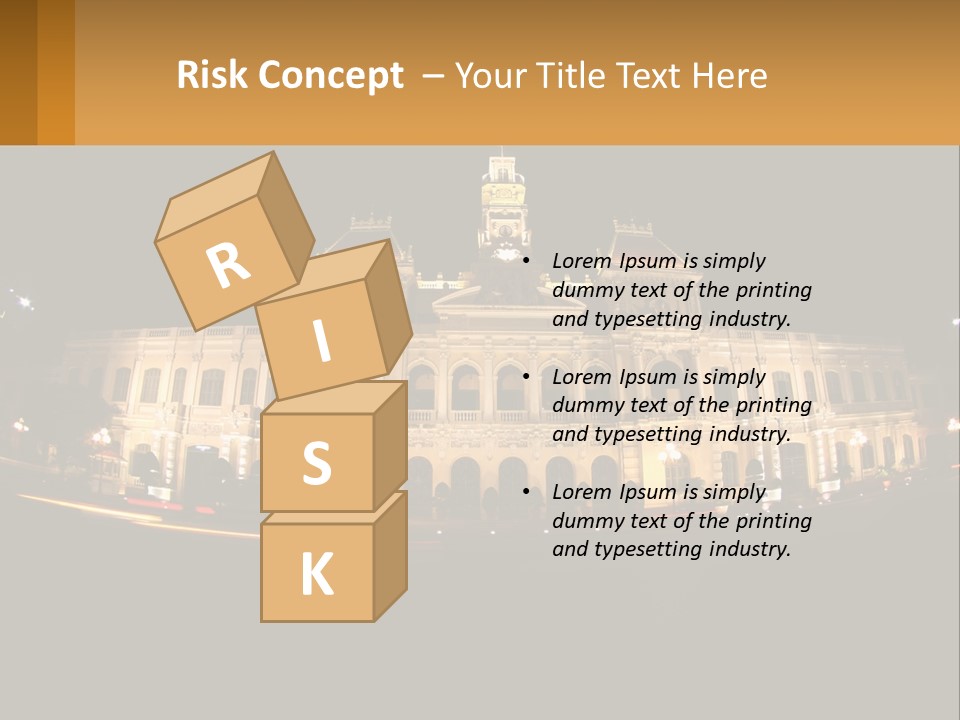 Cityscape Urban Landmark PowerPoint Template