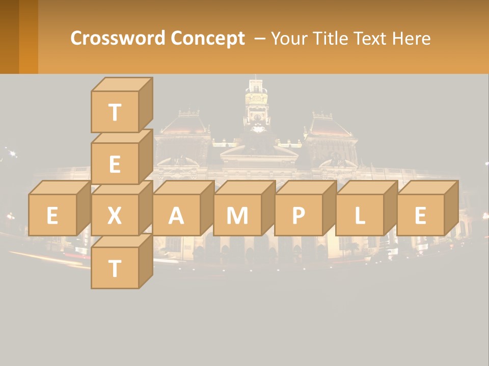 Cityscape Urban Landmark PowerPoint Template