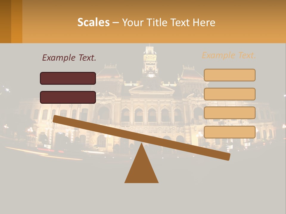 Cityscape Urban Landmark PowerPoint Template