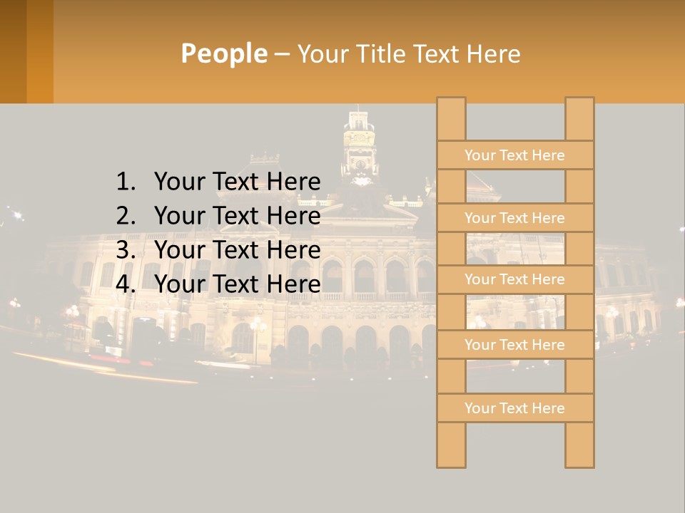 Cityscape Urban Landmark PowerPoint Template