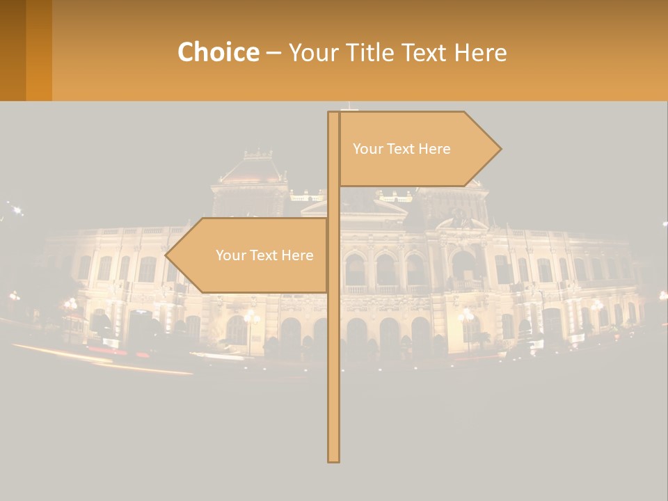 Cityscape Urban Landmark PowerPoint Template