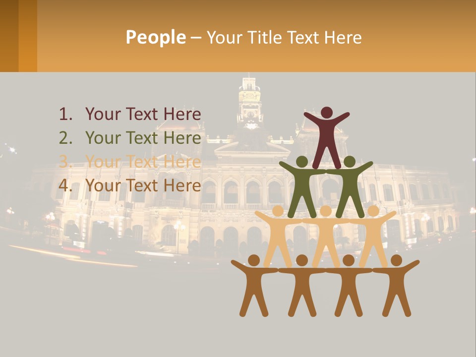 Cityscape Urban Landmark PowerPoint Template