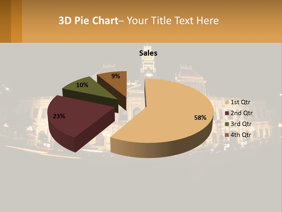 Cityscape Urban Landmark PowerPoint Template
