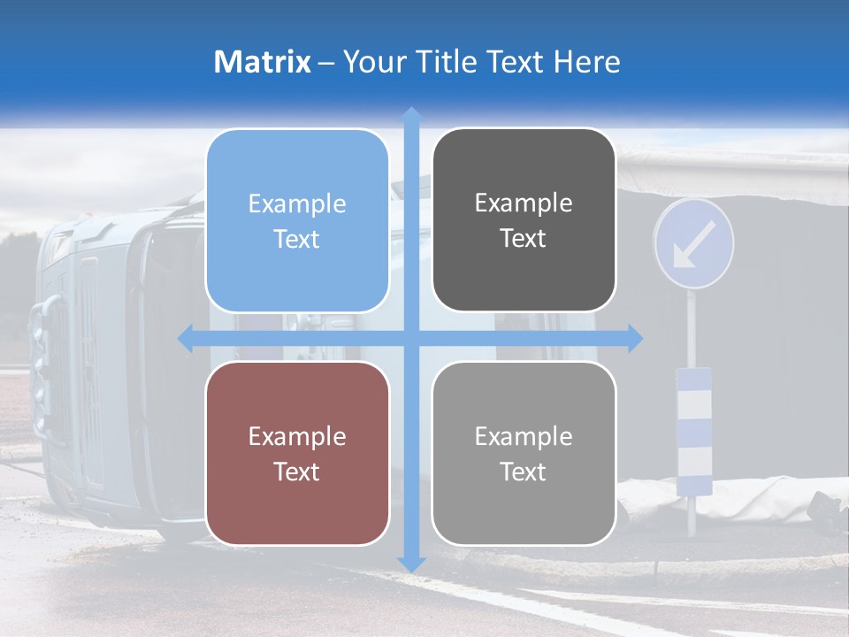 Danger Summer Freight PowerPoint Template