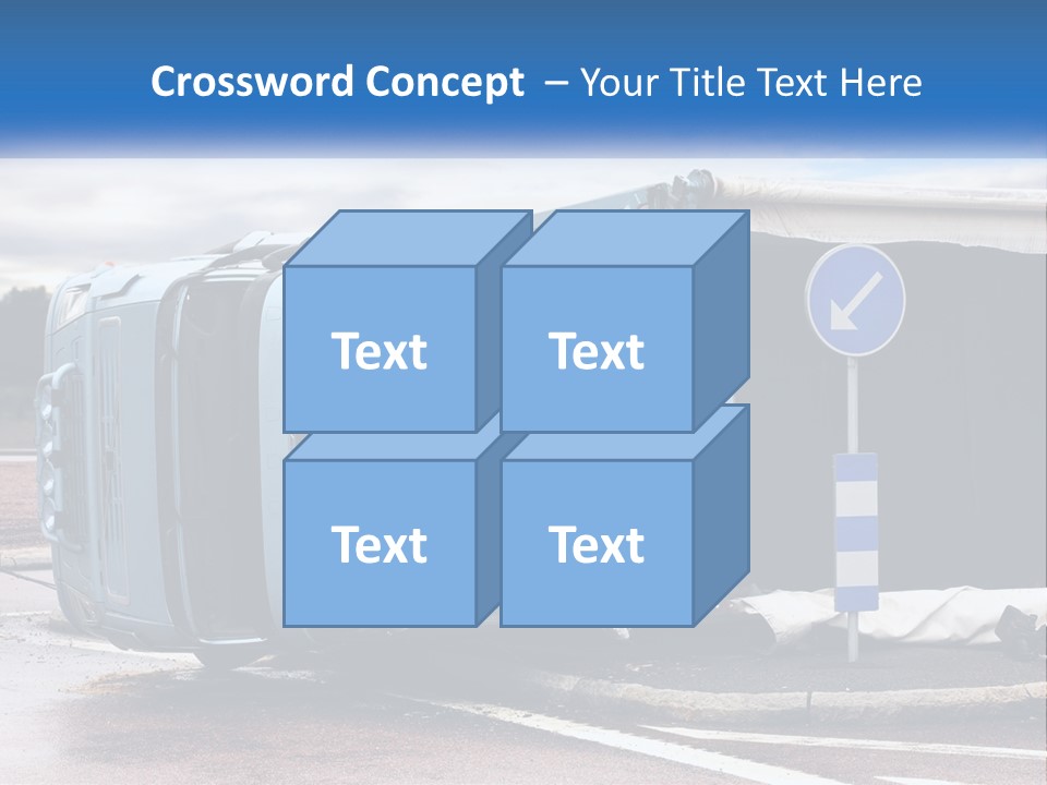 Danger Summer Freight PowerPoint Template