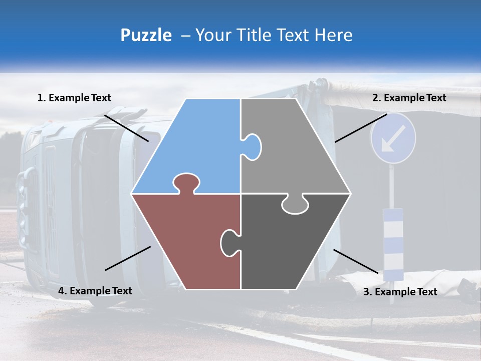 Danger Summer Freight PowerPoint Template