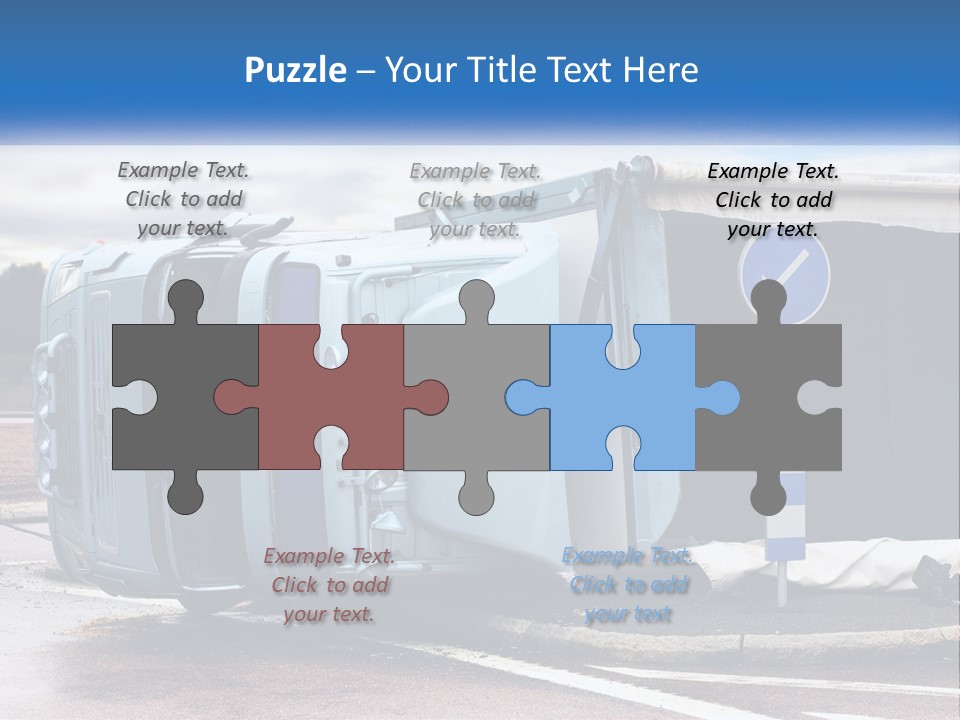 Danger Summer Freight PowerPoint Template
