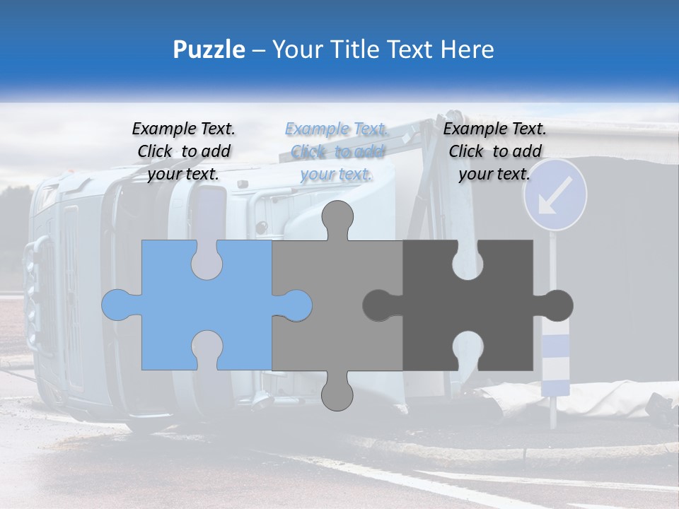 Danger Summer Freight PowerPoint Template