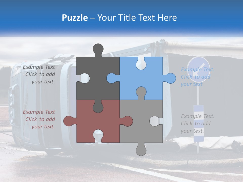 Danger Summer Freight PowerPoint Template