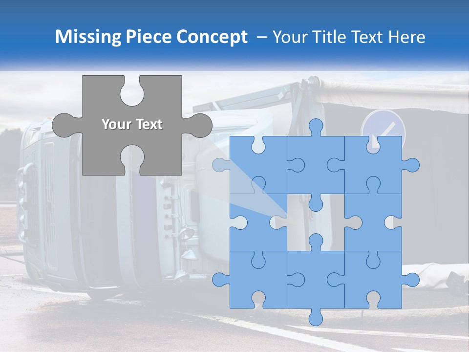 Danger Summer Freight PowerPoint Template