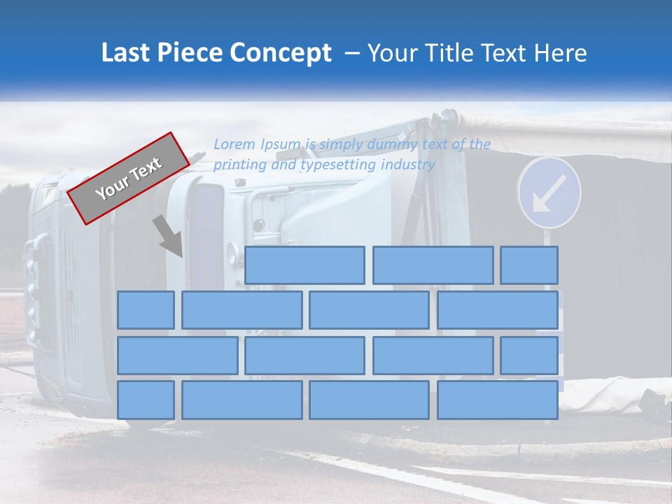Danger Summer Freight PowerPoint Template