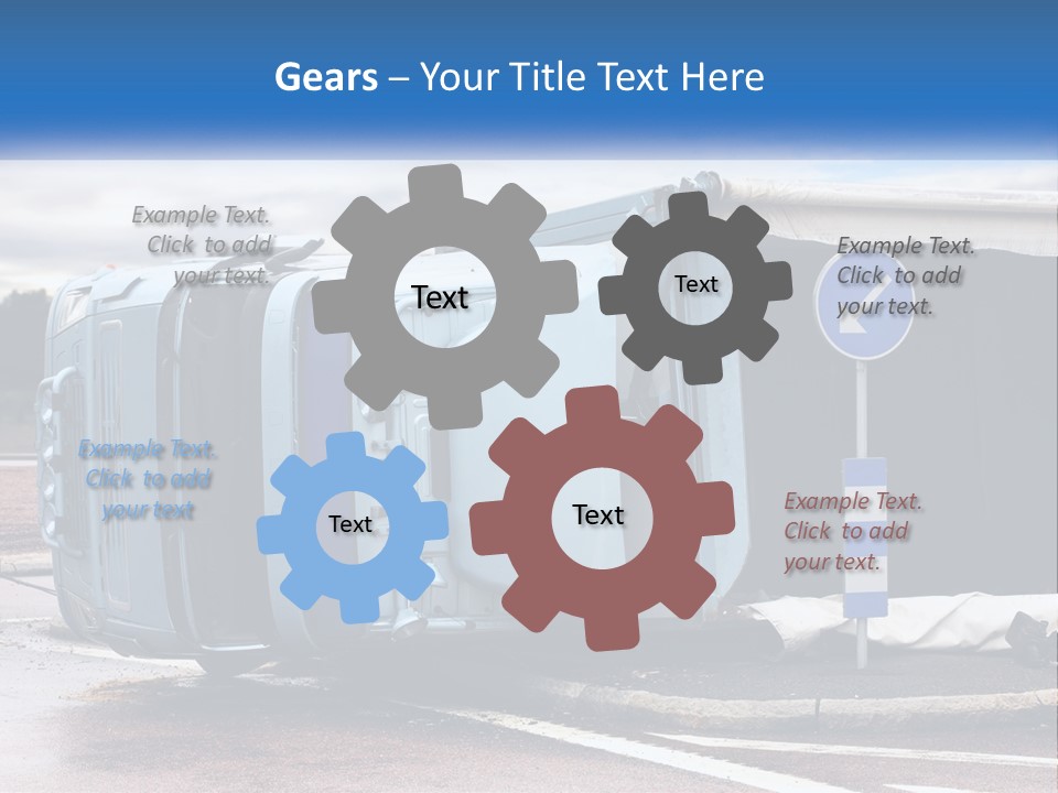 Danger Summer Freight PowerPoint Template