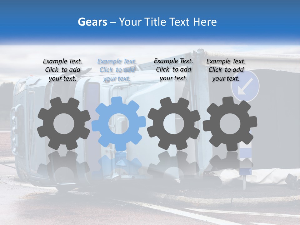 Danger Summer Freight PowerPoint Template